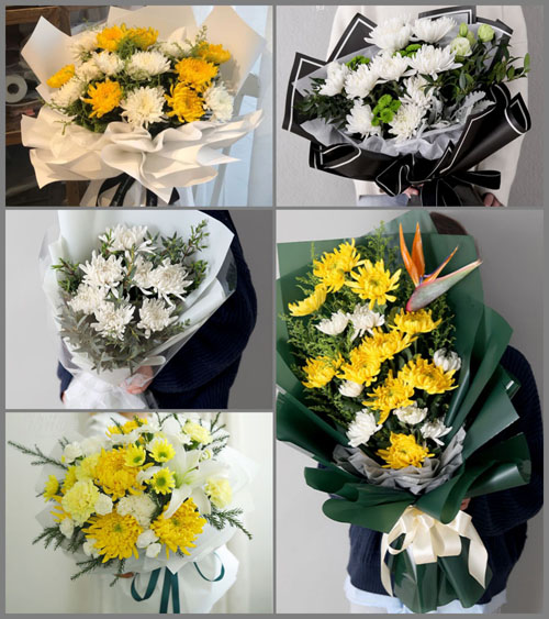 山西长治沁县松村乡朝仁村白事花束代送